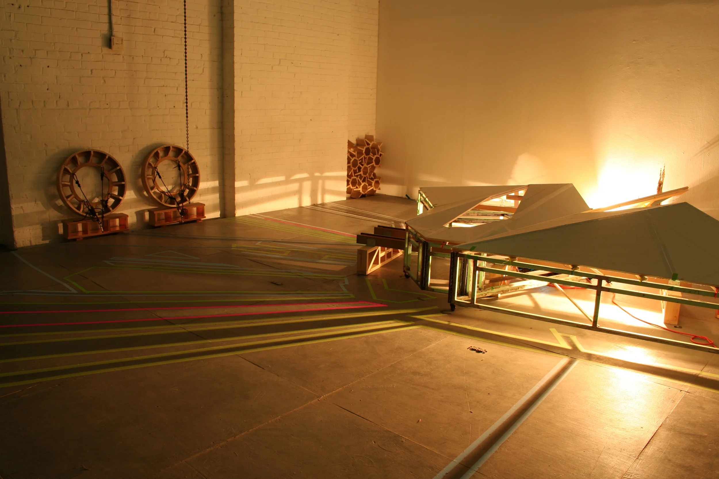  Stage, Installation View  Mixed Media, Dimensions variable 