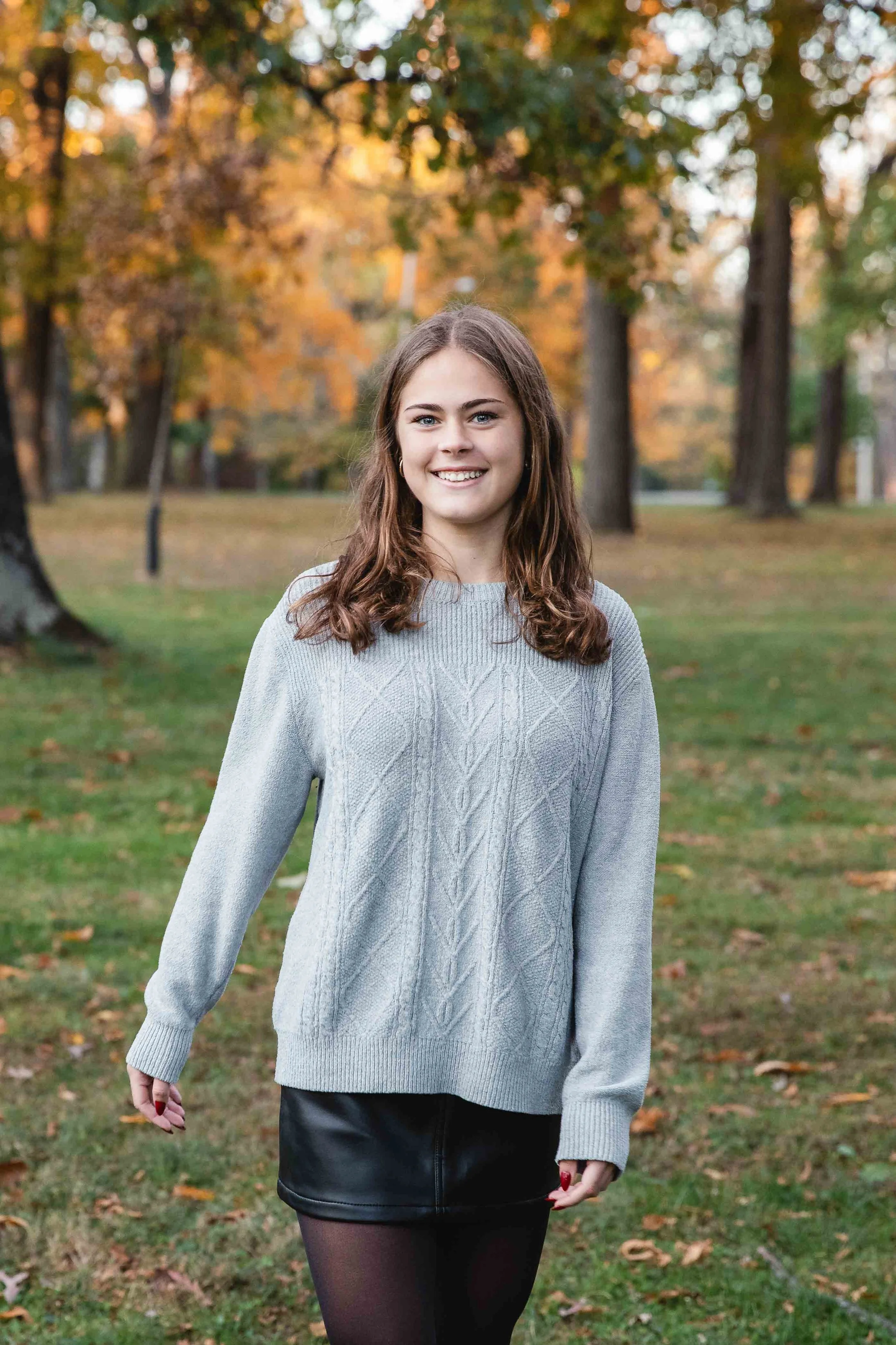 Senior Portrait Walking Outdoors
