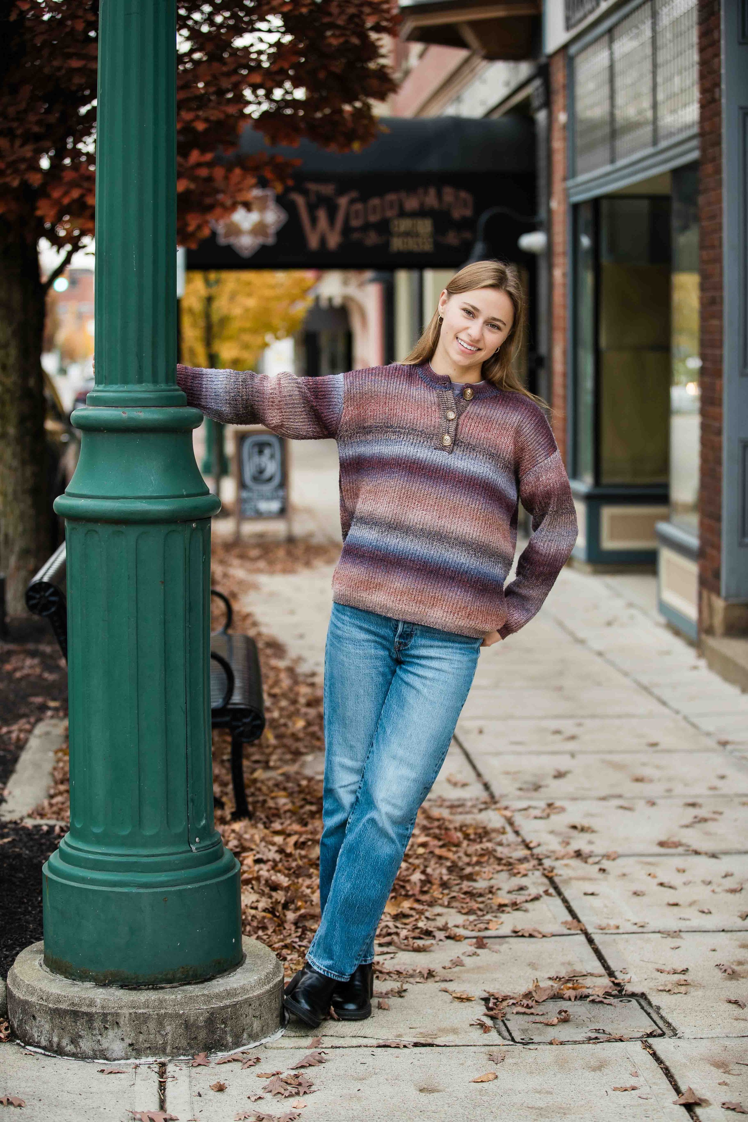 Downtown Mount Vernon Senior Girl Session