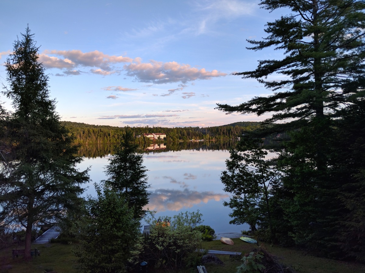 Another gorgeous evening view from the deck of The White House