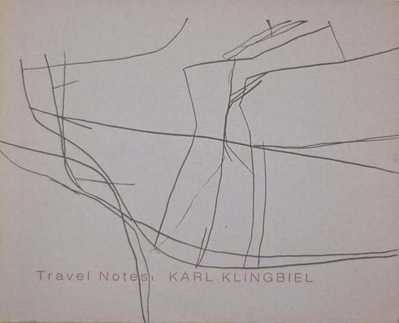 Travel Notes  18pp  Published by the artist and Soho Letterpress, 1993