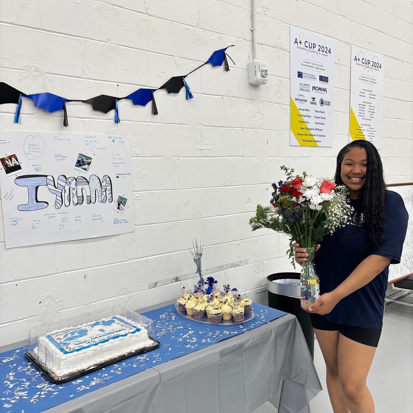 A+ Squash Family Day 2024 was a blast! 🎉 With over 100 community members, it was our biggest turnout ever! We celebrated a successful year, bid farewell to our graduating senior Iyanna, who is off to Georgia State University this fall, and enjoyed h