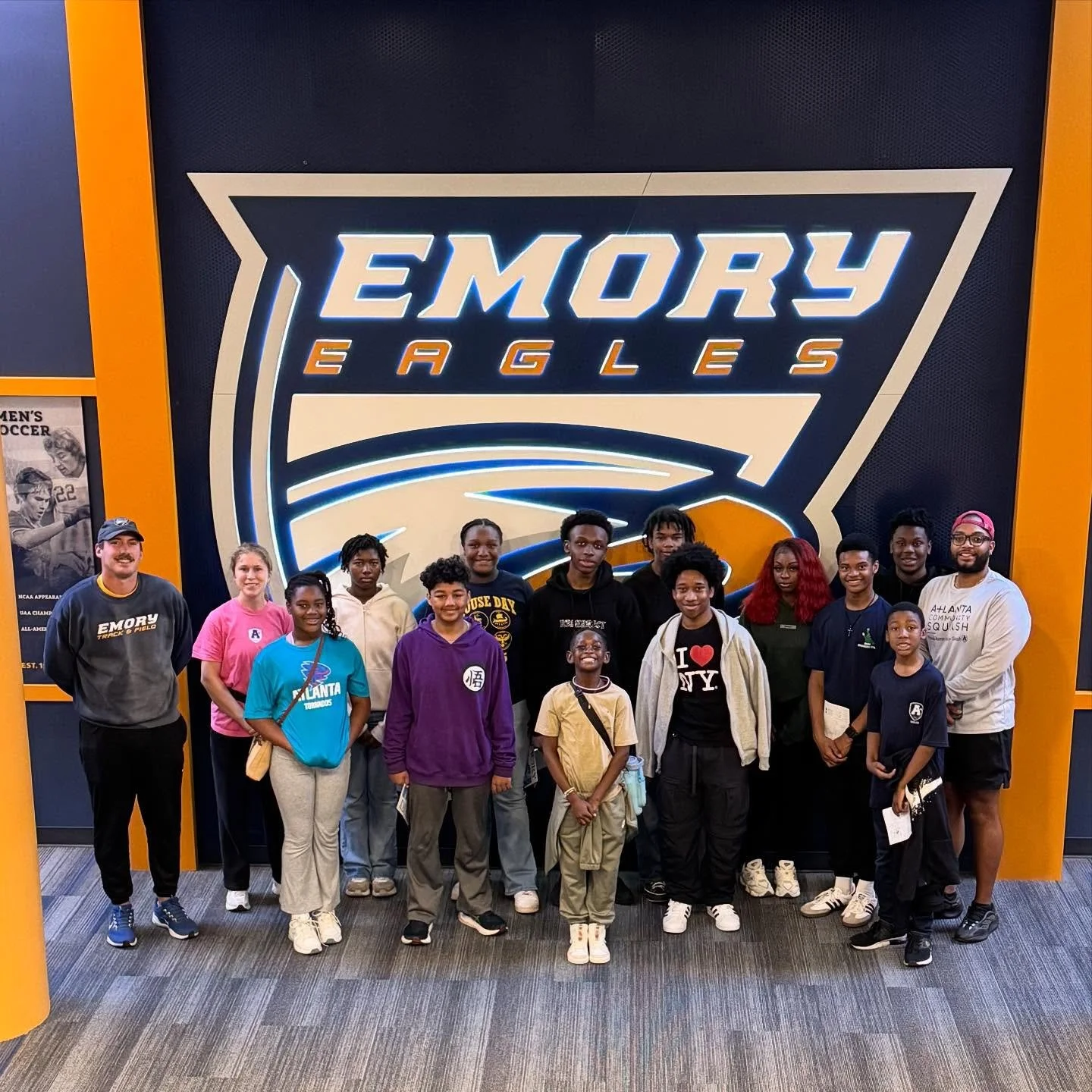 Last week, A+ Squash kicked off the academic year with our first college tour at Emory University! π Students explored the beautiful campus, diving into its rich history, student life, and the legendary tale of Dooley the skeleton - Emory’s be