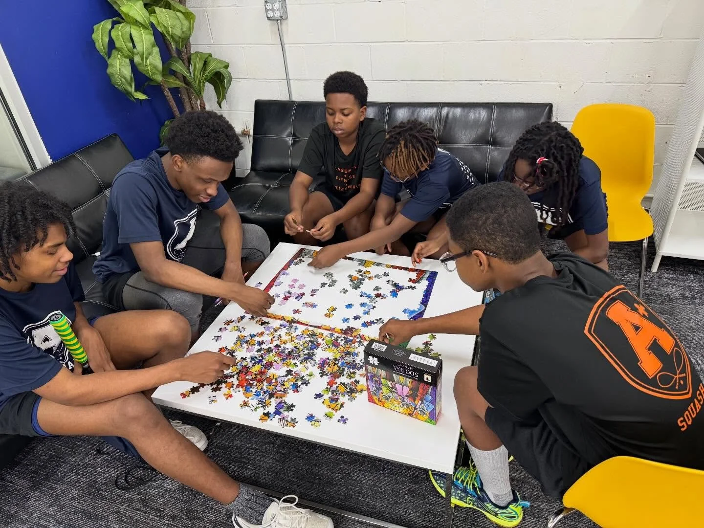 This year, A+ kicked off Black History Month with interactive puzzles inviting students, staff, and @atlantacommunitysquash members to reflect on the moments, figures, and contributions that shaped Black history in a fun and meaningful way. 🖤✊🏾🧩 
