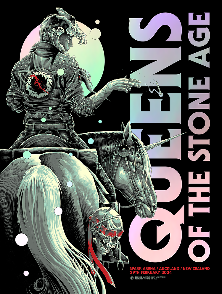 QUEENS OF THE STONE AGE - NEW ZEALAND - FOIL EDITION — Luke Preece