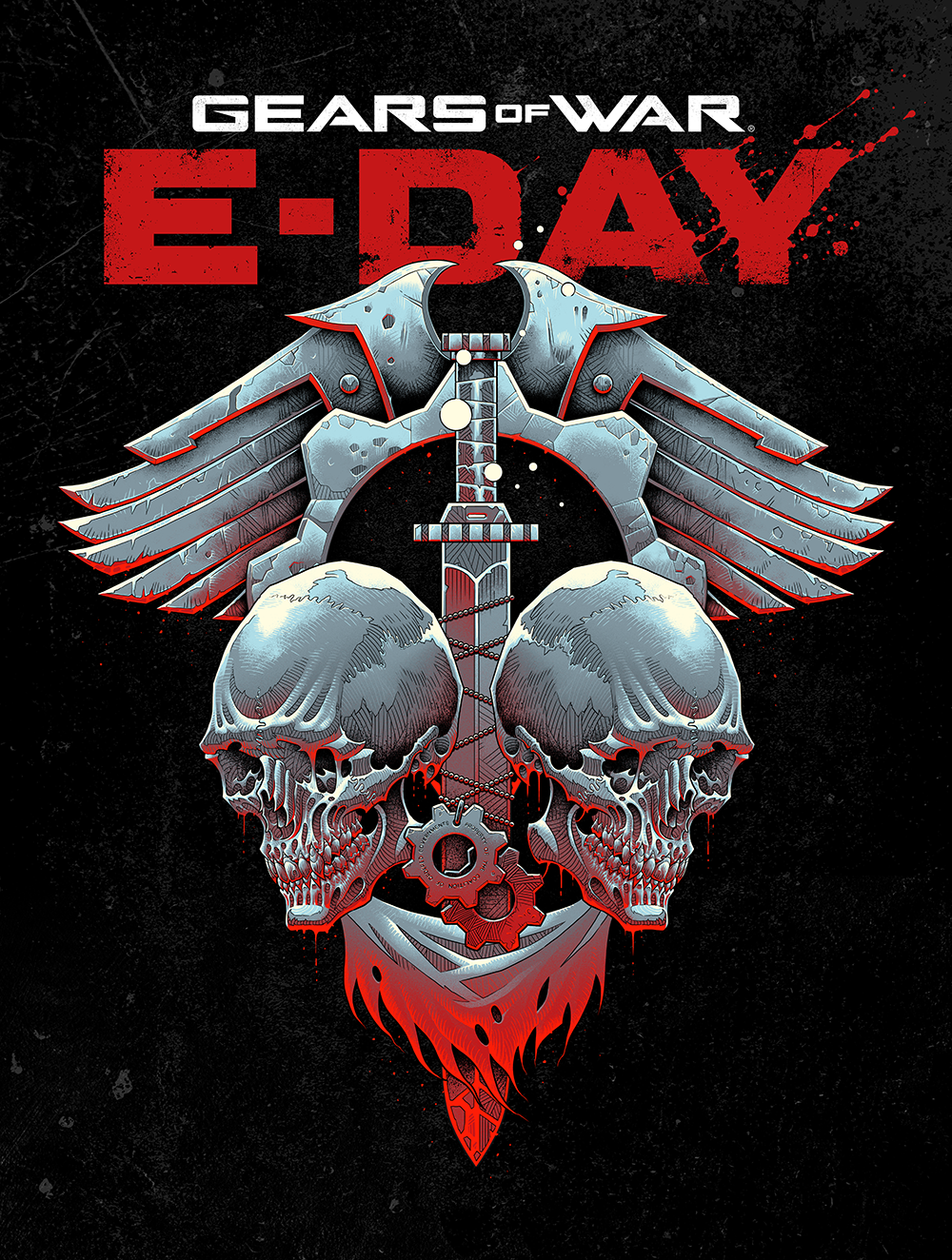 Luke Preece Design IllustrationE DAY BRANDING KEY ART