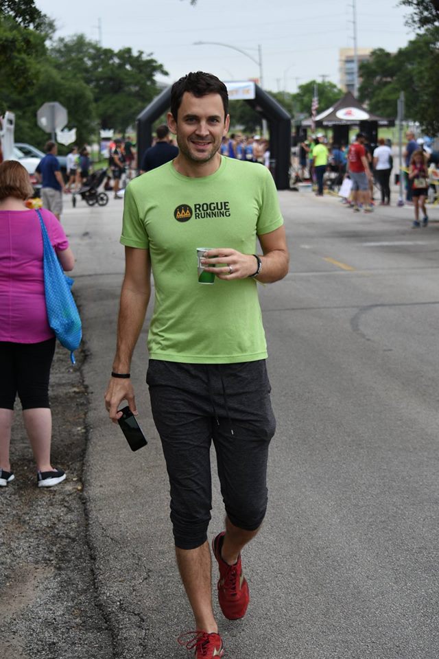 Chris McClung I coach: The Morning Show on Wednesdays @ 5:30 AM Background: I've been running & competing for 16 years and I've met some of my best friends on the roads. I run to test my limits, to see what I can accomplish if I push beyond where I think I can go. Years Coaching & Philosophy: 10 yrs; The Morning Show is all about commitment, consistency, and community. We run early. We run often. We do it together. Best advice for new Rogues: Take the first step and then commit to listening to your coach. They will not give you something you can't handle. Most memorable run/race: Boston Marathon 2014 - After the bombing. The energy and passion of the crowd was overwhelming. I've never cried on a run but had tears welling up as I ran down the finishing straight on the same streets that had been devastated the year before. Interesting fact: I can stick an American quarter in my nose. Don't believe me? Give me a quarter, and I'll show you! Follow me at: Insta: @rogueChris FB: www.facebook.com/thechrismcclung Twitter: @chrismcclung