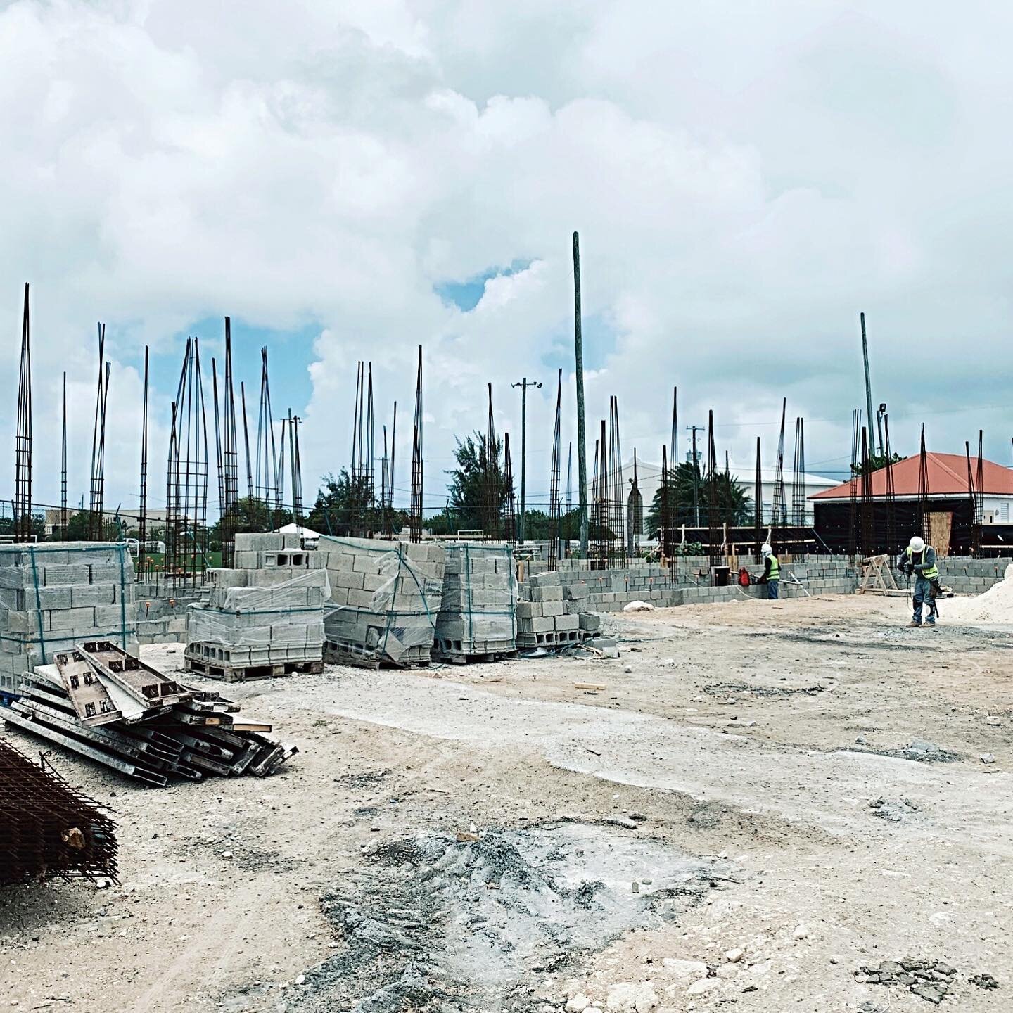 Update on a few of our Grand Turk projects...

1-  the new block at HJ Robinson school coming out of the ground...

2- the Wellness Center addition is nearing completion...

3- Ministry of Education building renovation is nearing completion.
.
.
.
.
