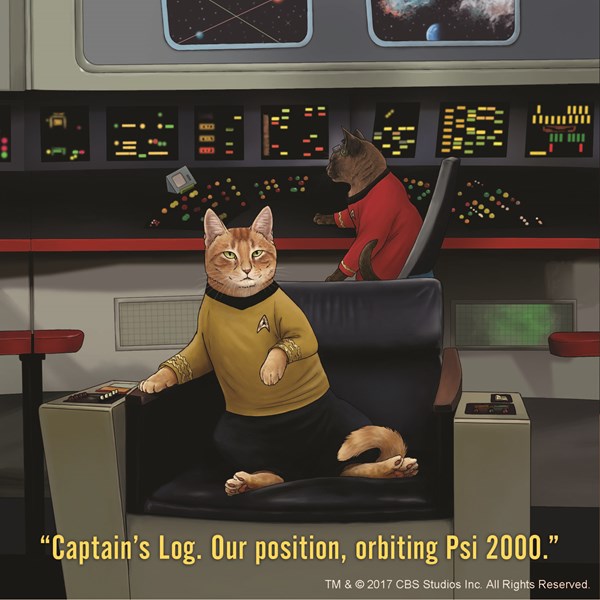 Star Trek Cats by Jenny Parks
