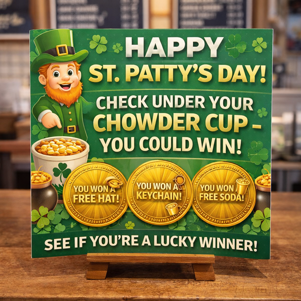 St. Patrick’s Day Chowder Surprise | Find the Lucky Coin at Pike Place Chowder