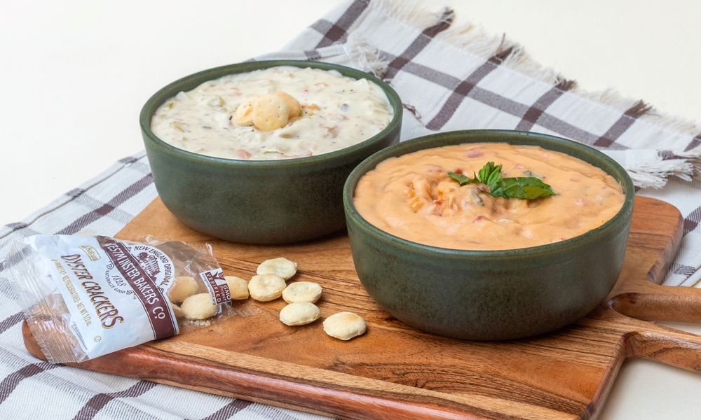 Pike Place Chowder sampler with bread