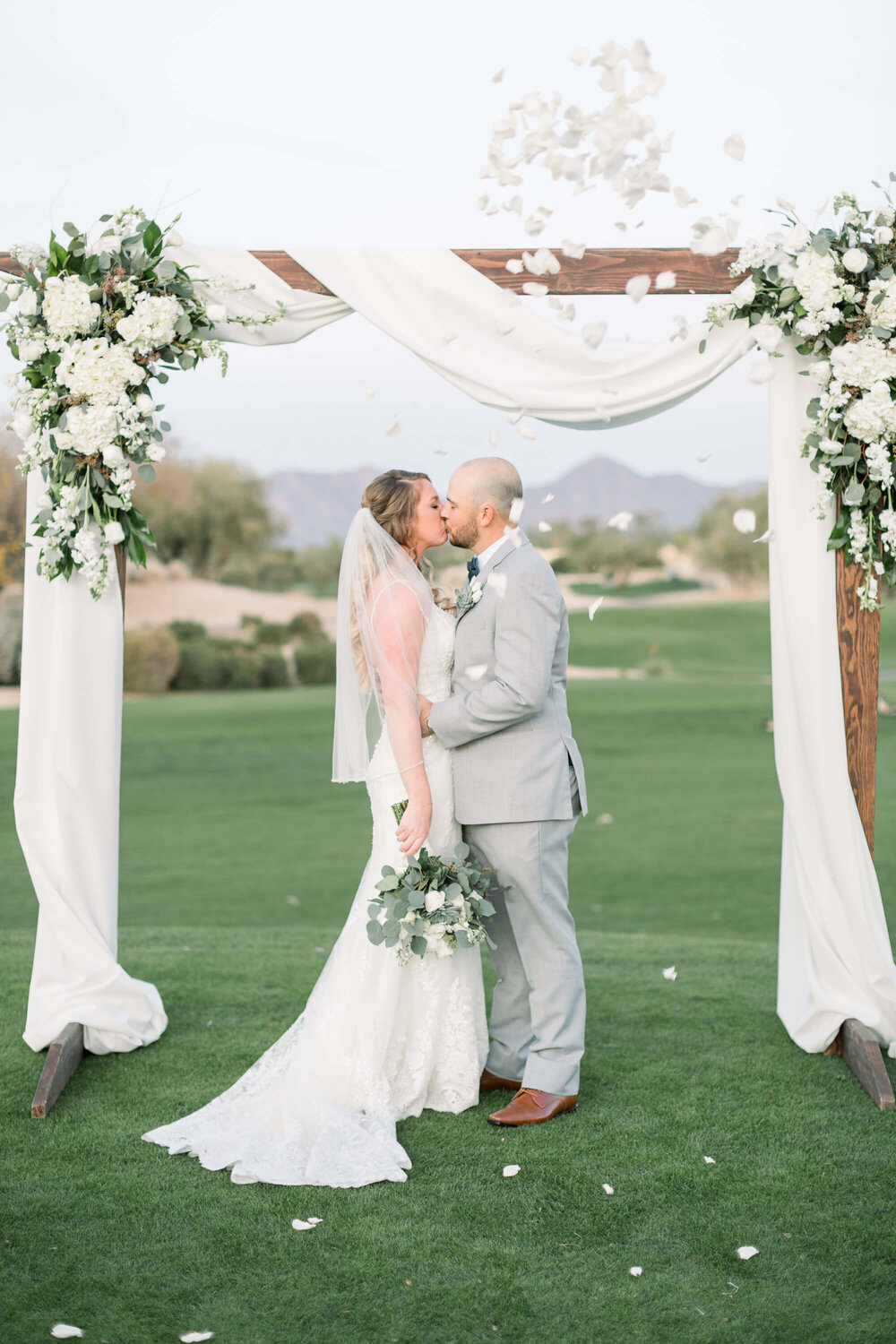 Wedding ceremony site at Gainey Ranch Golf Club in Scottsdale, Arizona