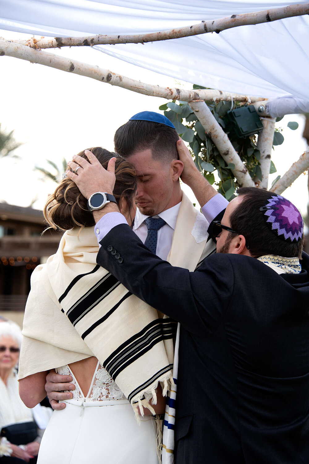 Jewish wedding ceremony at Gainey Ranch Golf Club in Scottsdale, Arizona