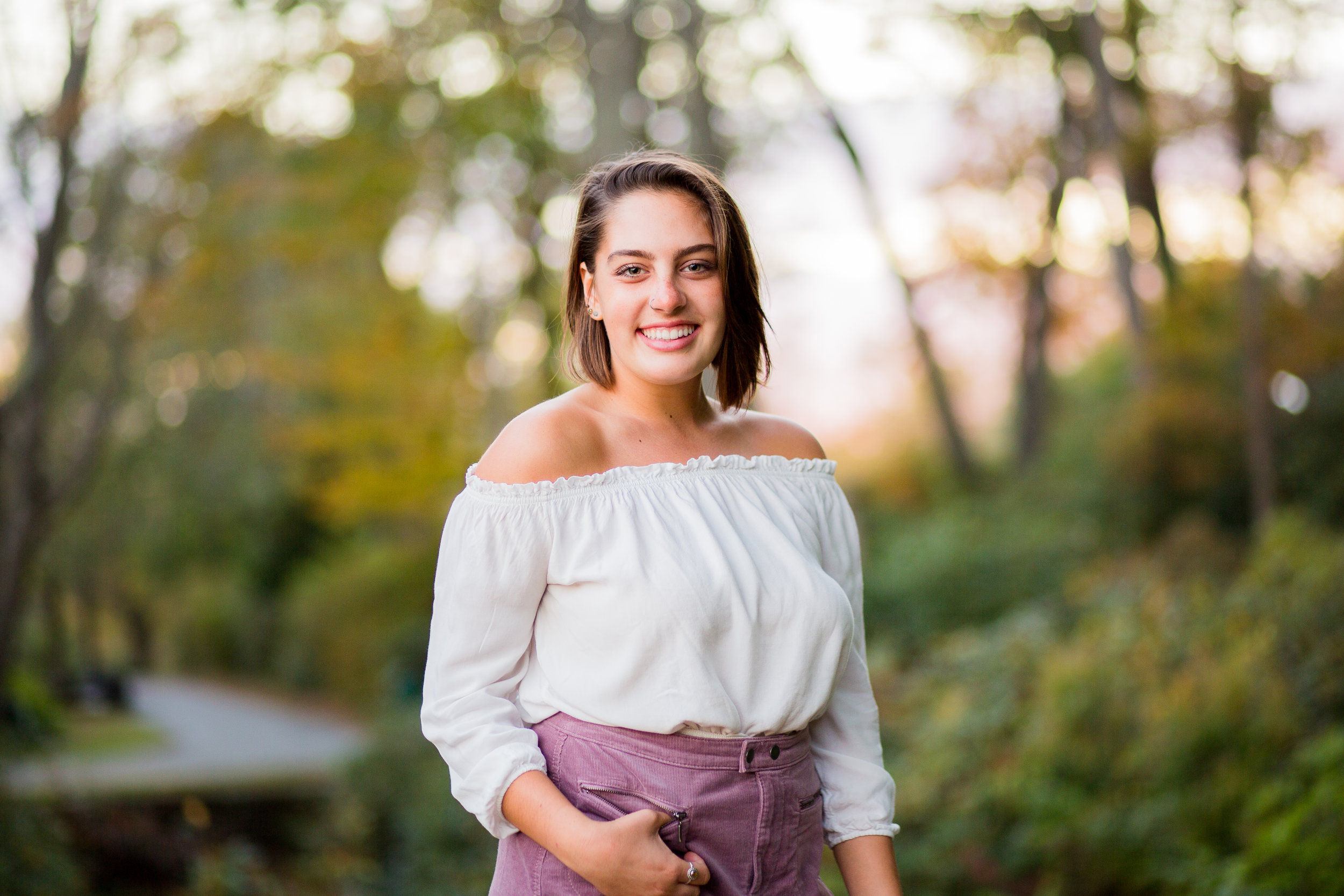 Fall Senior Session at Moore State Park Paxton MA