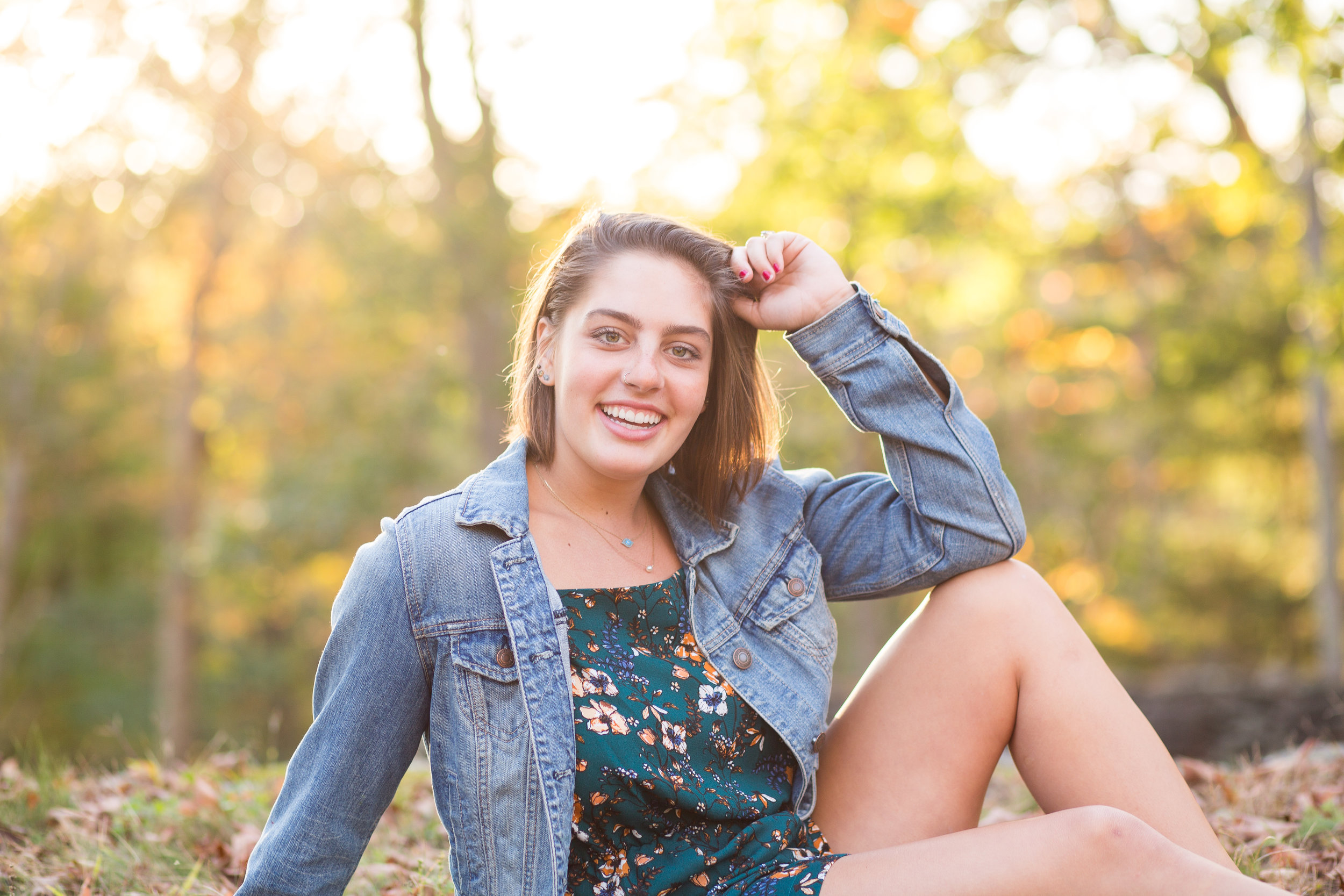 Fall Senior Session at Moore State Park Paxton MA