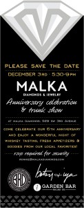 Malka Diamonds 6th Anniversary Party With Garden Bar, Betsy & Iya And Bull Run Distillery!