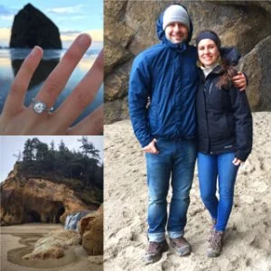 Josh & Lindsay, A Perfect Oregon Coast Engagement!