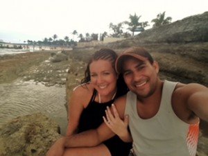 Platinum Engagement Ring Takes Center Stage In a Caribbean Proposal!
