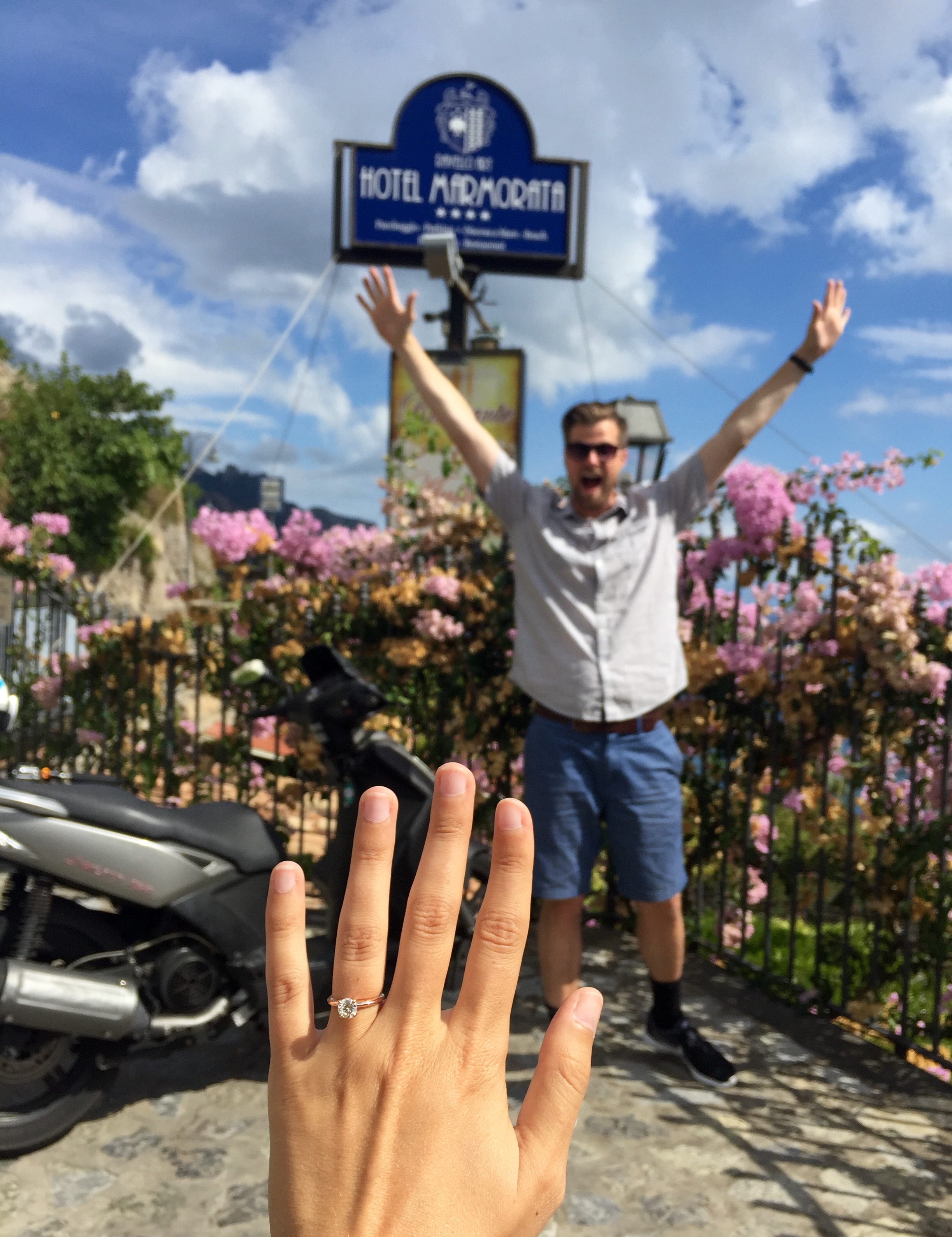 Congratulations Caitlin + Andrew On Your European Engagement!