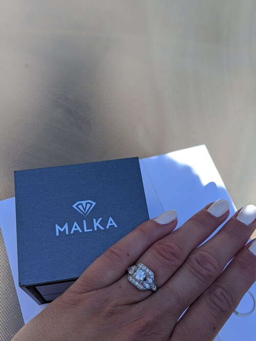 Malka Diamonds engagement ring