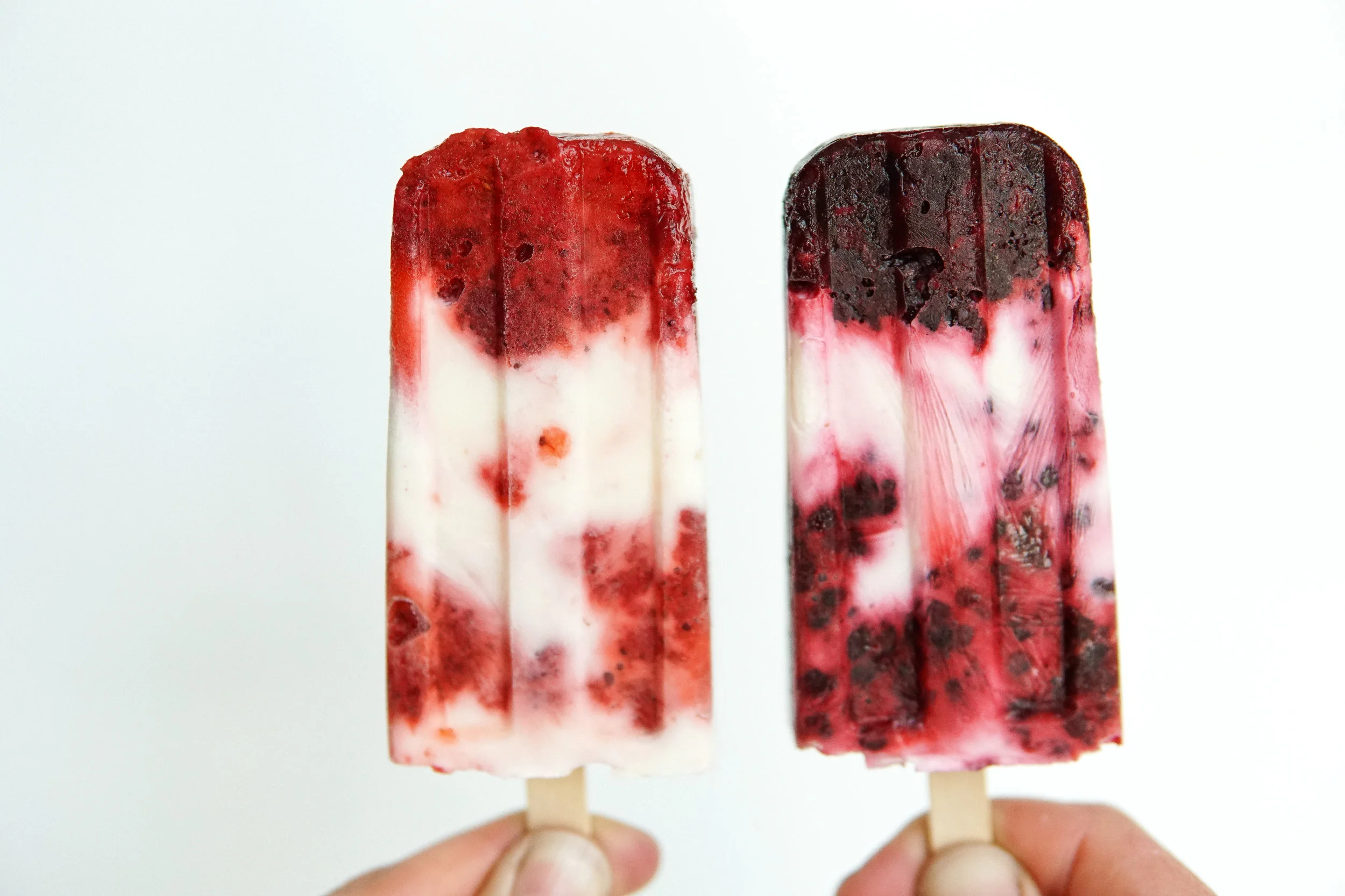 Berries n' Cream Popsicles — Natalie Cooks