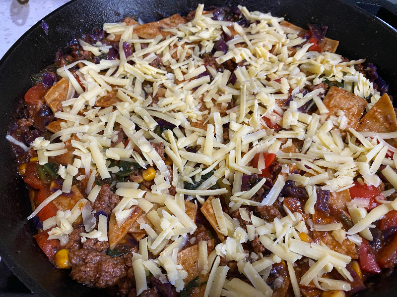 Easy Skillet Enchiladas — Natalie Cooks