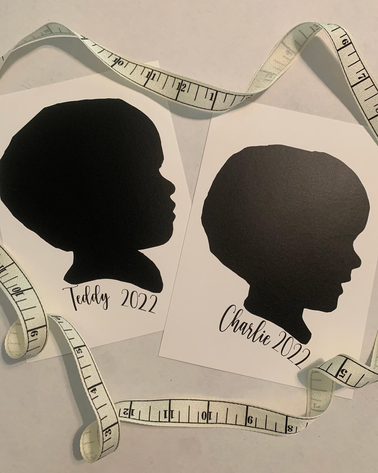 Loving these back to school silhouettes! 

Made with vinyl and card stock and currently on sale for $10!