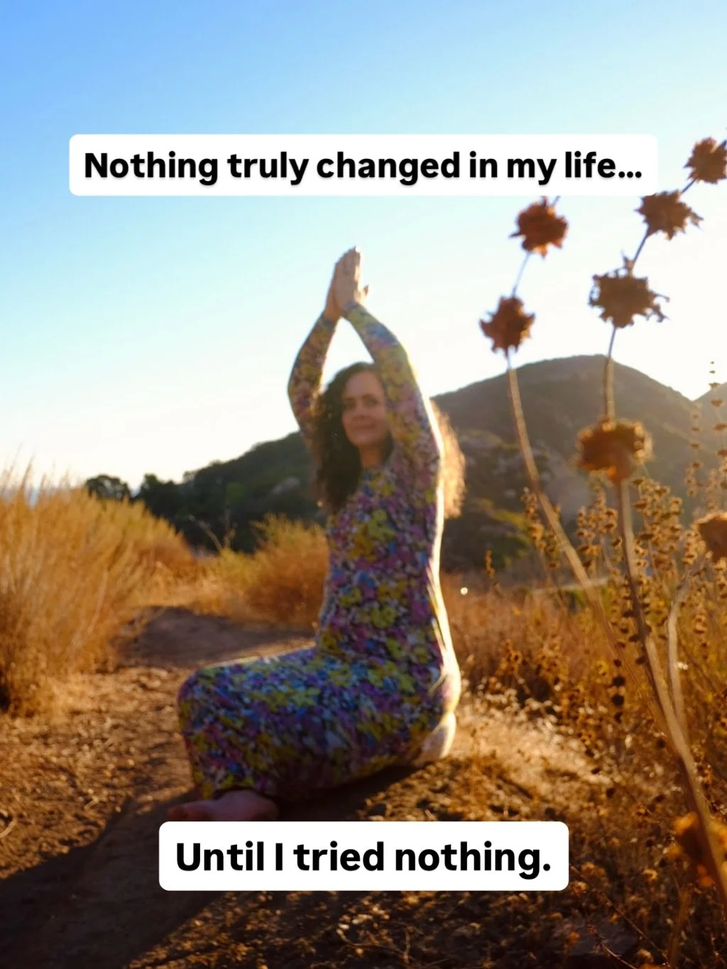 I kept trying everything to fix how I felt.

Lose weight. Eat cleaner. Journal. Yoga.
Each thing helped in small ways&hellip; but none of it made me feel better &mdash;for real.

Have you ever been there?
You try all the &ldquo;right&rdquo; things &m