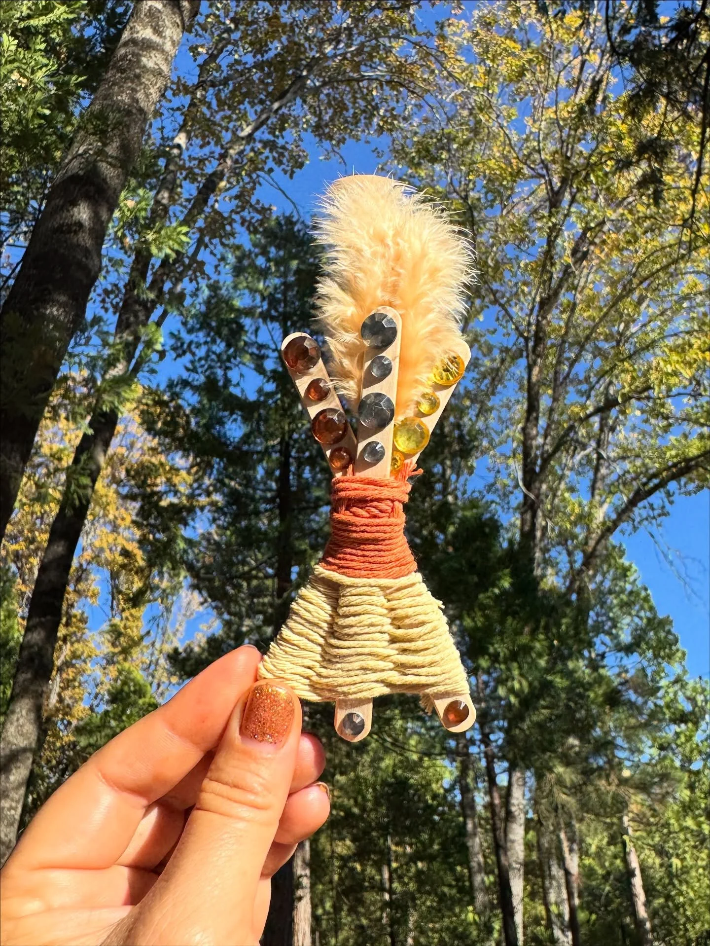 Creating with intention is one of my favorite kinds of magic. 🪄

A couple weekends ago at Listen: A Disco in the Forest, I guided the Create Your Own Talisman workshop &mdash; where crafting meets integration.

Each piece that emerged was so unique,