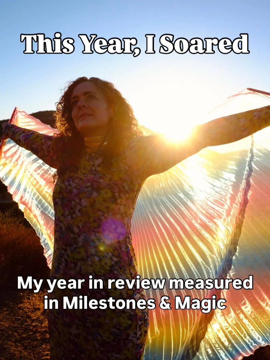 This year has been one of my fullest and biggest yet &mdash; layered with growth, devotion, love, and expansion.

I stretched beyond my edges. 
I brought my visions to life. 
I stepped into my highest timeline. 

One filled with doorways to new dimen