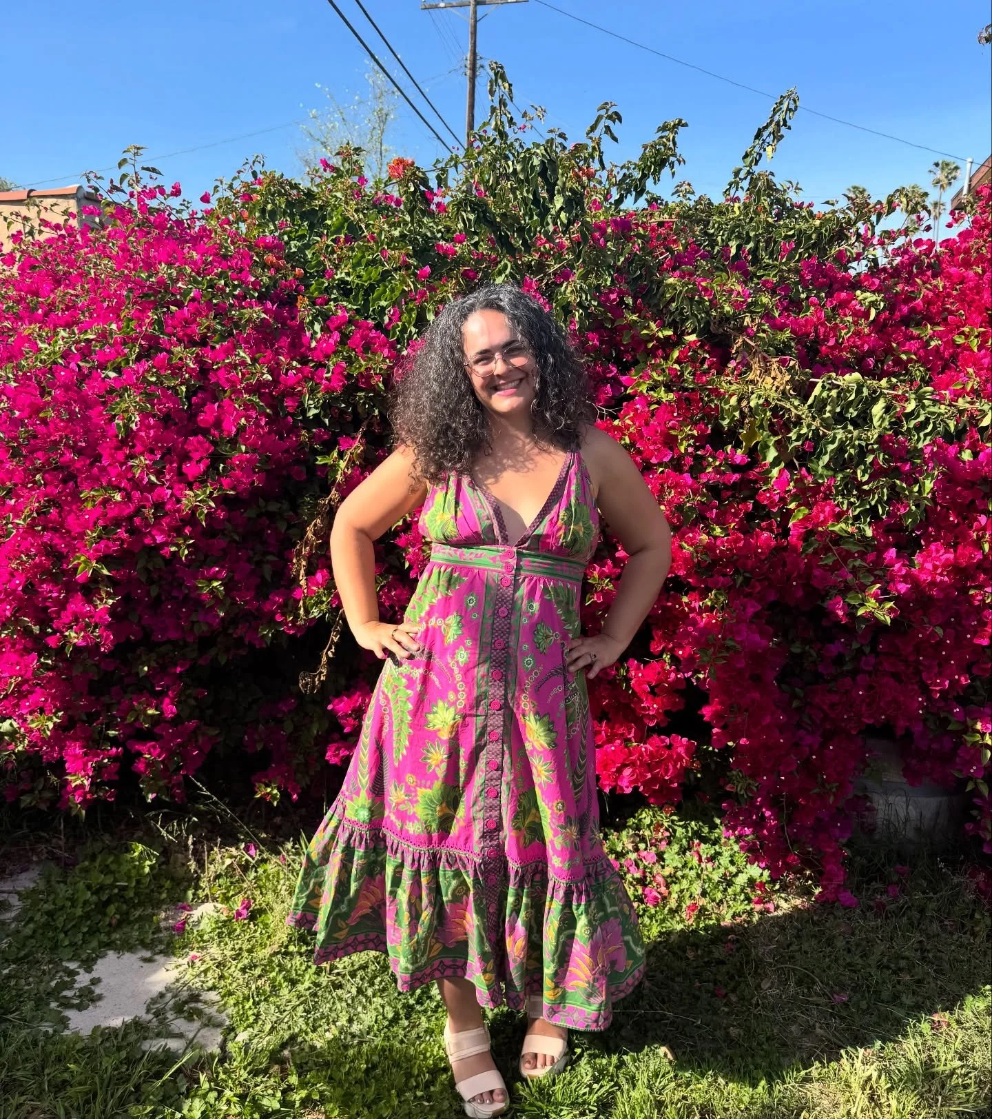 When you match the bougainvilleas 🌺🌺🌺

It&rsquo;s almost spring and I&rsquo;m ready to bloom ☺️