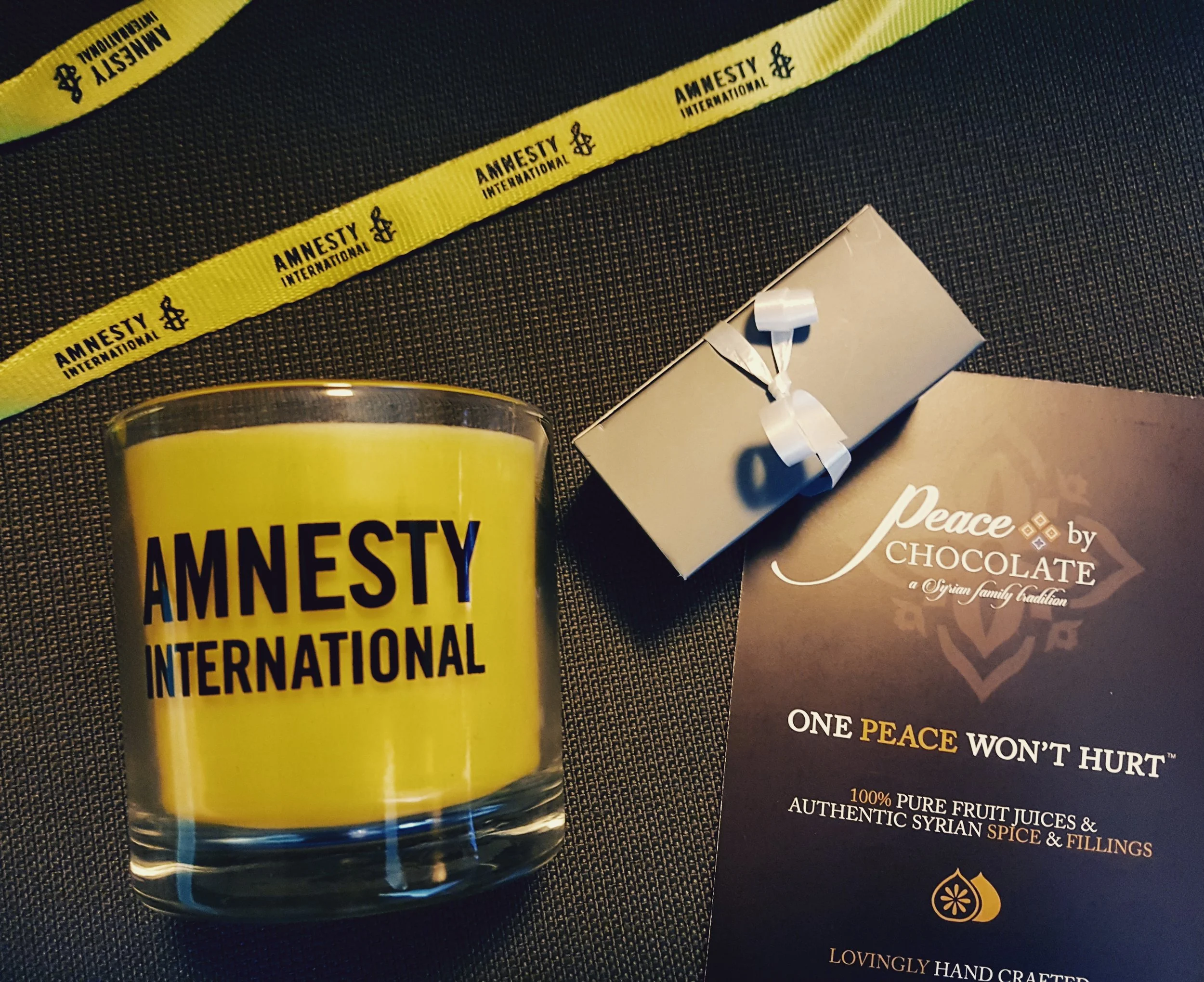 We are side by side with Amnesty International to stand for the values of tolerance, peace and human equality!
