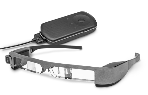  A closer look at the Epson BT-300 head-mounted display which is compatible with Dino-Lite microscopes. 