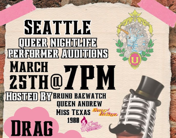 Seattle Queer Nightlife Auditions!