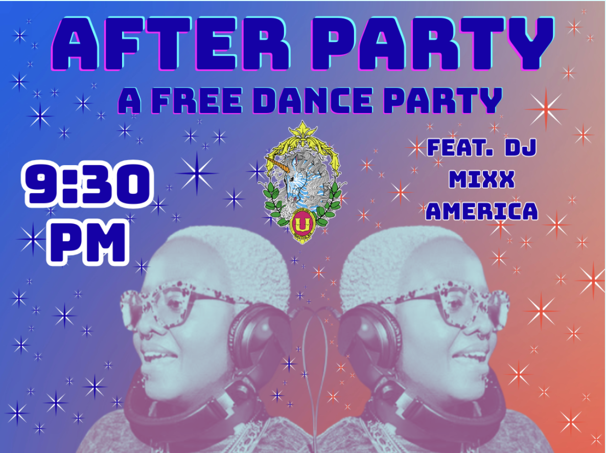 the AFTER PARTY! A Free Dance Party! 