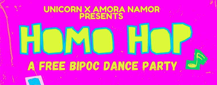 HOMO HOP is BACK! and it's FREE! Hosted by Amora Namor