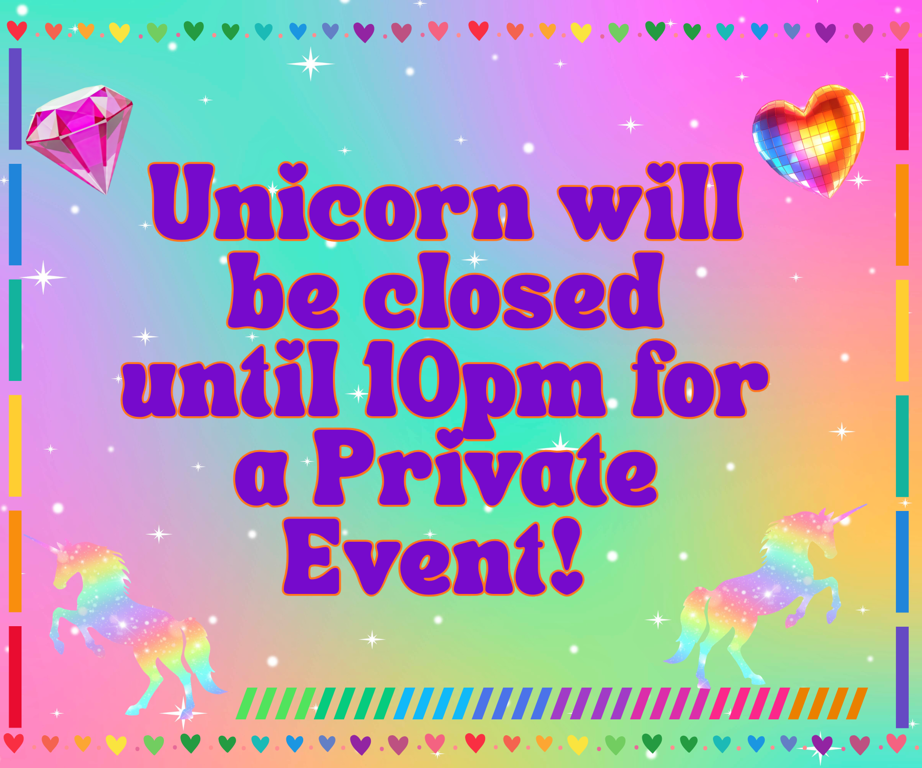 Closed for Private Event till 10pm