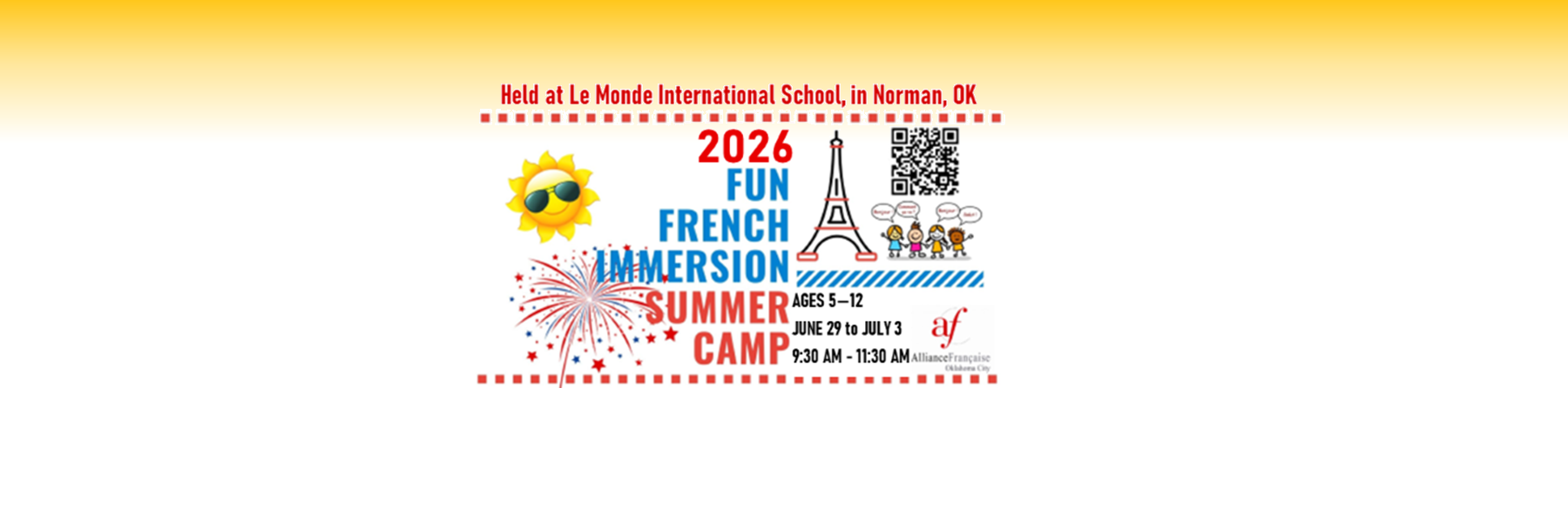 French Immersion Summer Camp Registration Now Open!