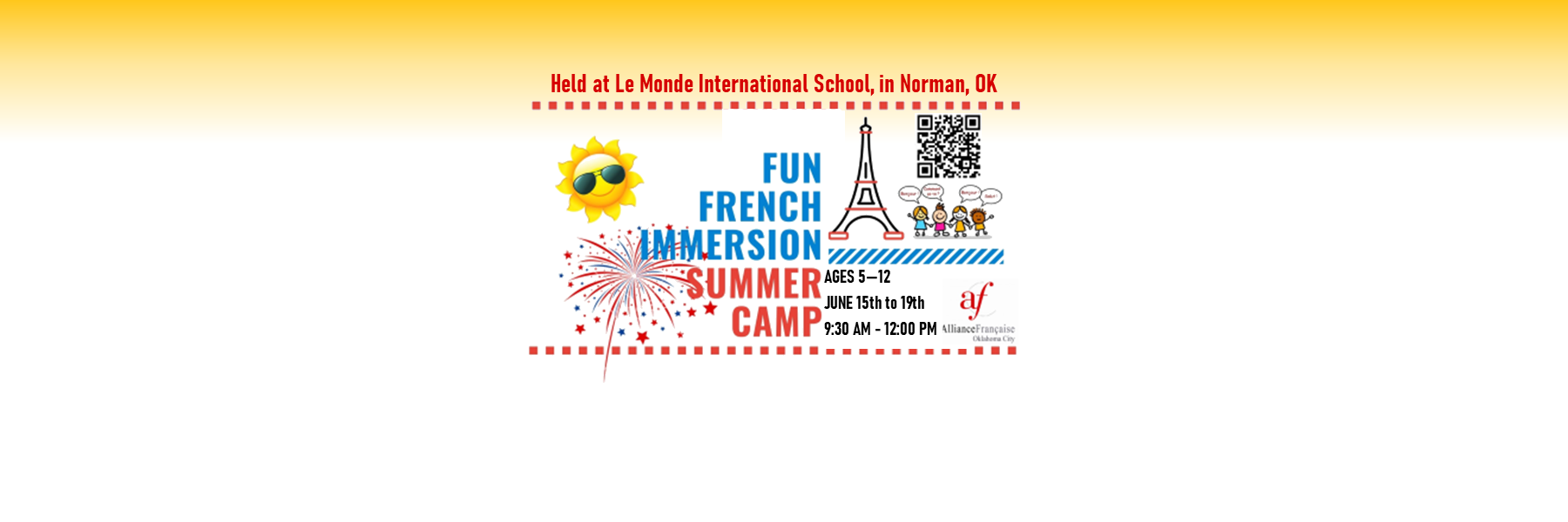 French Immersion Summer Camp Registration Now Open!