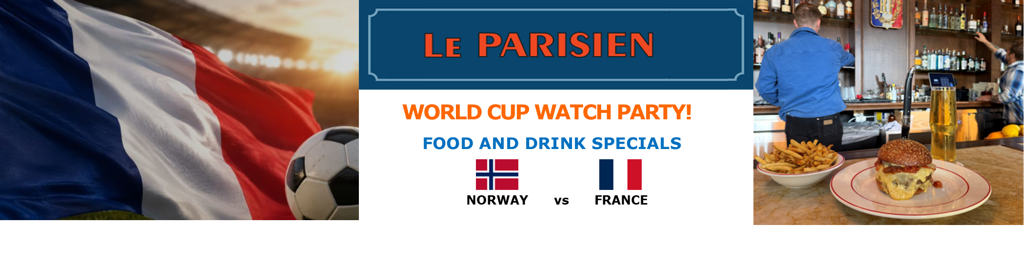 FIFA World Cup Watch Party at Le_Parisien!