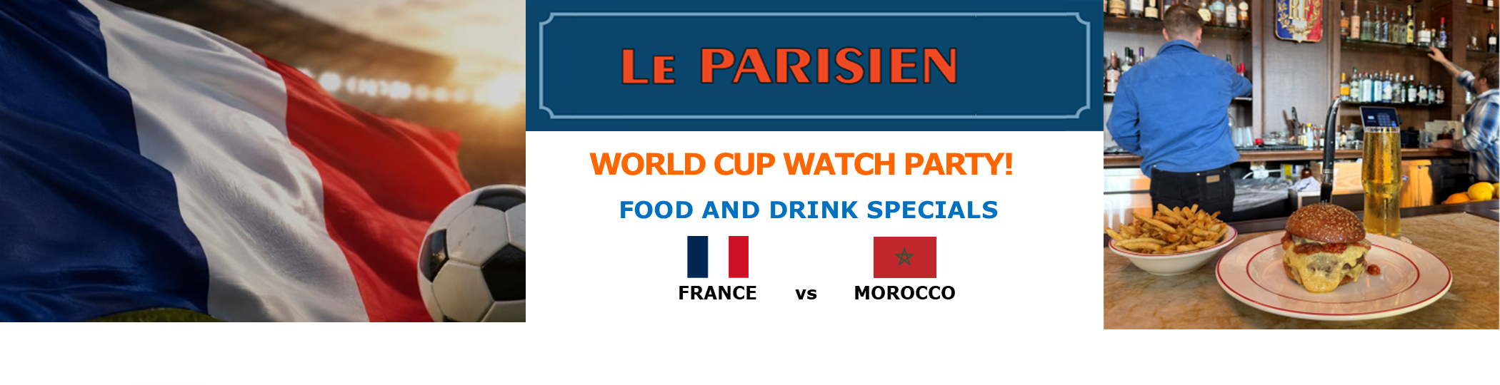 FIFA World Cup Watch Party at Le_Parisien!
