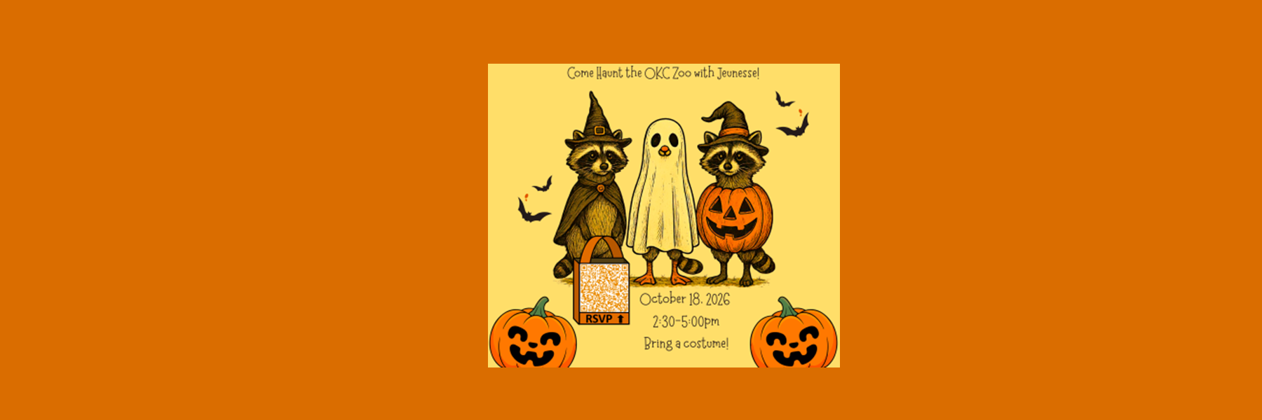 Jeunesse Haunt the Zoo Student Halloween Event!🎃