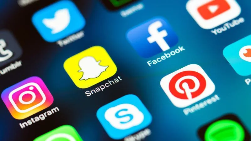 A sample of the myriad social media applications offered today. In recent years, social media usage has surged leading to both positive and negative consequences. Photo from marketingland.com.