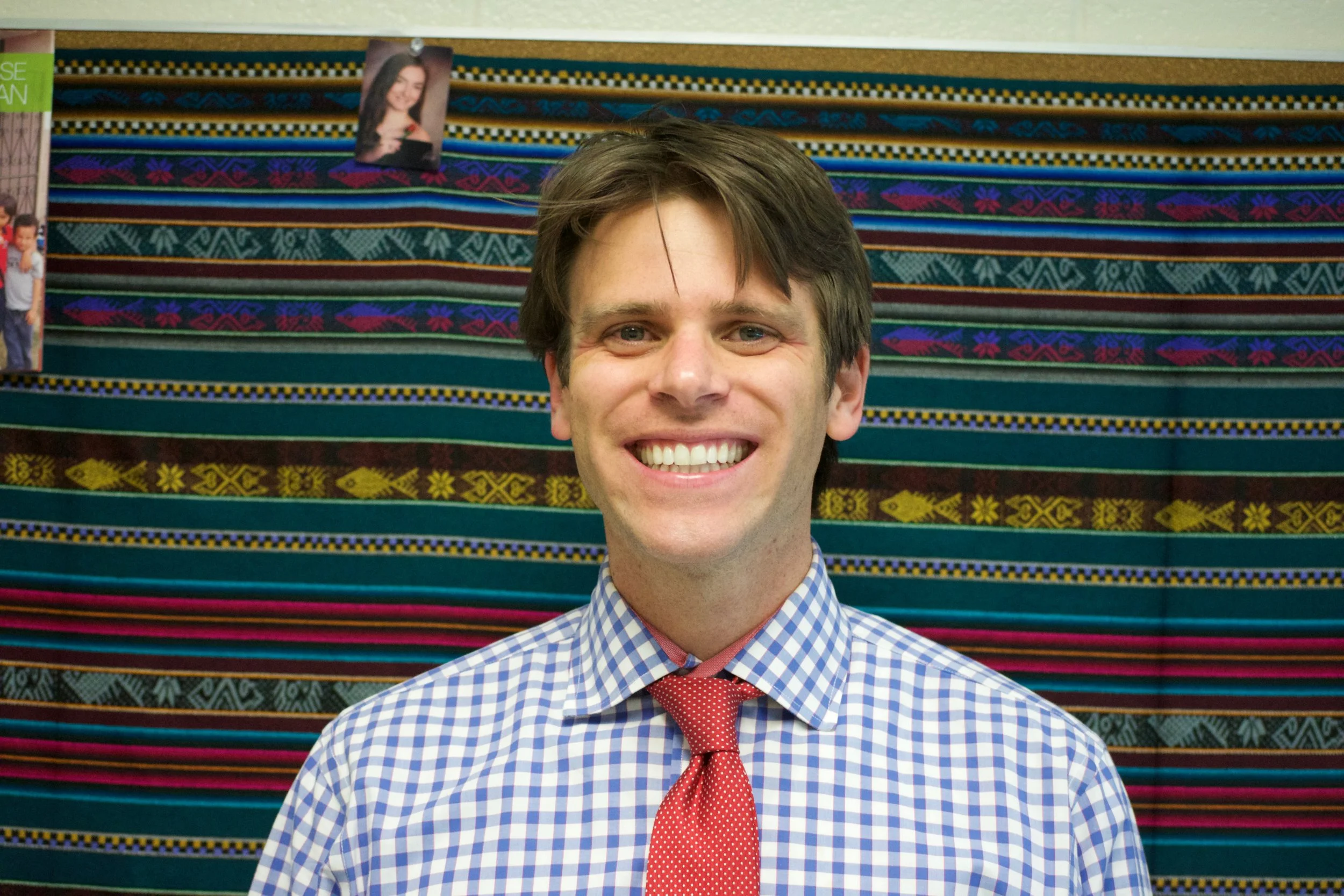 Señor Greenberg, a Spanish teacher here at Charter, has travelled to many Spanish-speaking countries and immersed himself in the language. Photo by Connor Carp.