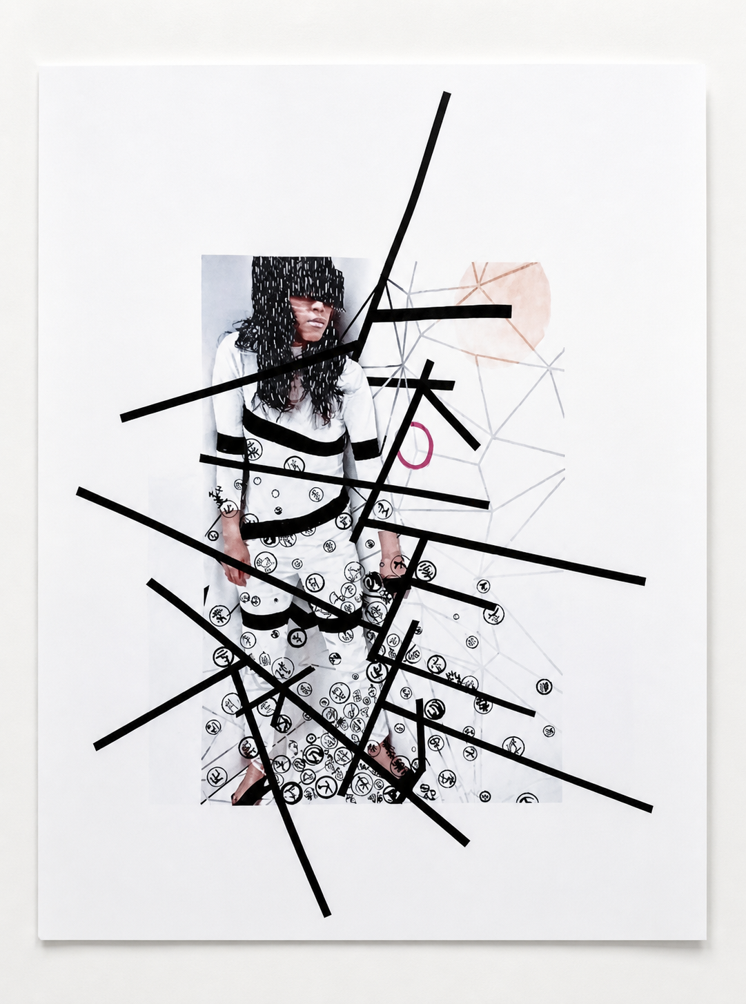 June Chen Arts - The Trap - Tapes with Chinese Characters .png