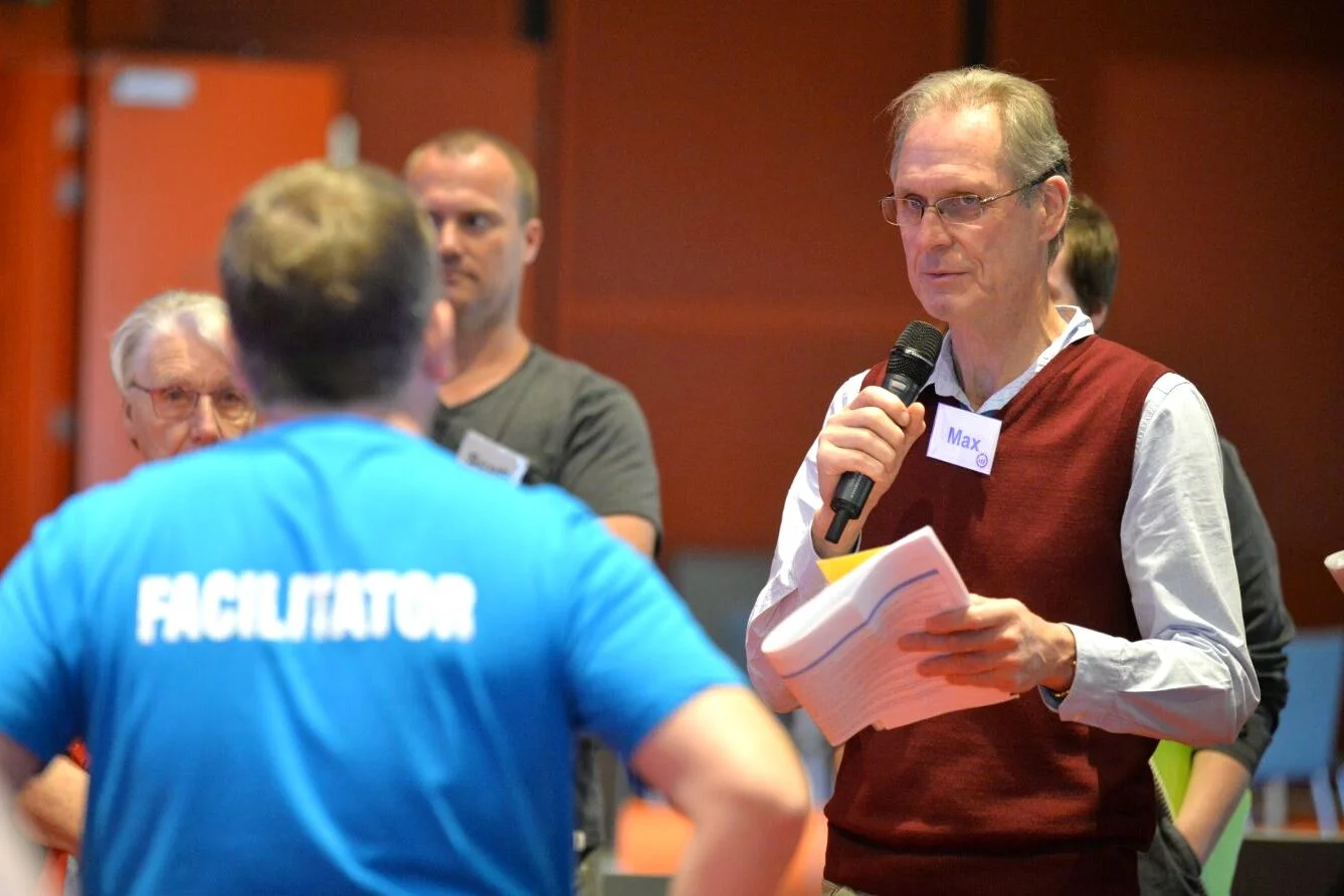 Workshop facilitators in action - MosaicLab