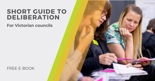 FREE GUIDE ON DELIBERATIVE ENGAGEMENT FOR VICTORIAN COUNCILS