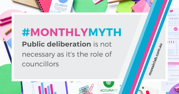 #MONTHLYMYTH: DELIBERATION IS FOR THE COUNCILLORS NOT FOR THE PEOPLE!
