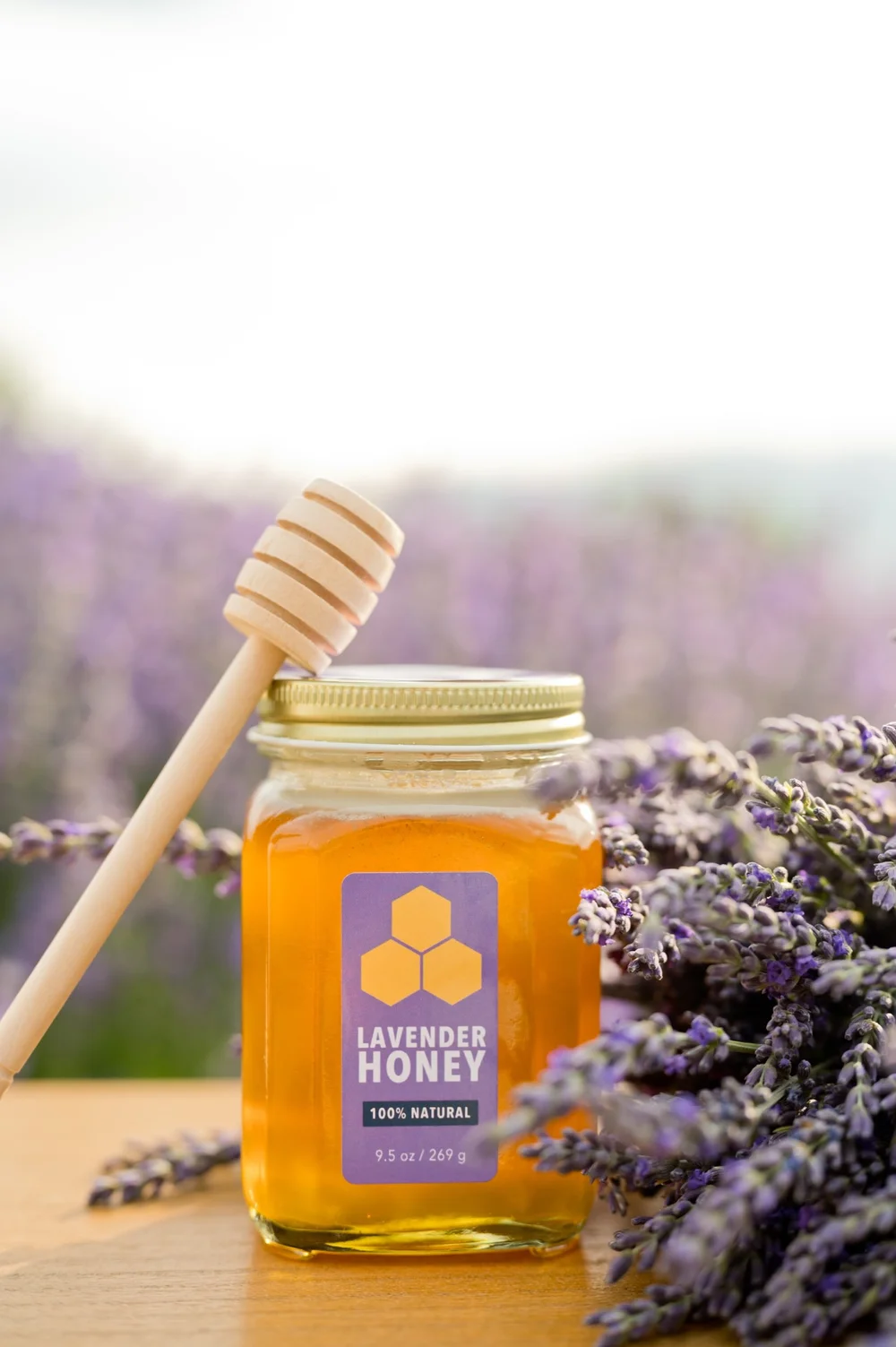 Lavender Infused Honey 9.5oz — The Lavender Apple | Lavender Farm