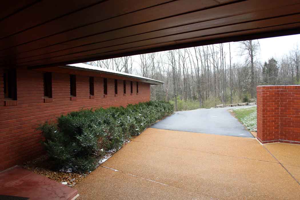   No garage, but attached carport with the FLW design.  